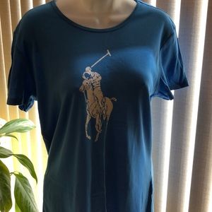 Ralph Lauren ladies golf shirt large horse XLnwot